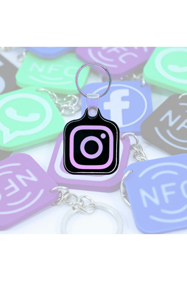 Nfc Smart Keychain – Digital Business Card and Personal Links with One Touch