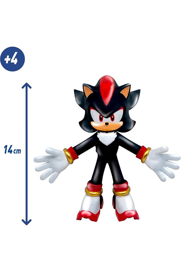 Monsterflex Stretch Sonıc Prıme Yumuşak Uzayan Esnek Karekter Sonic Prime Figür @SHADOW@ - 2