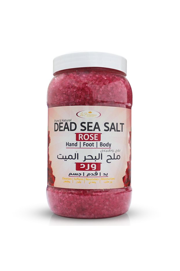 La Parisienne Pure & Natural Dead Sea Salt, Cleanses, Softens, Bath Salt, Muscle Pain - (Rose, 2 kg)