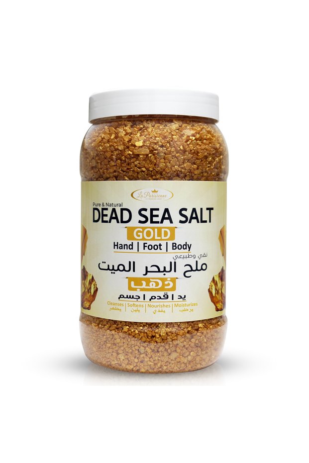 La Parisienne Pure & Natural Dead Sea Salt, Cleanses, Softens, Bath Salt, Muscle Pain - (Gold, 2 kg)
