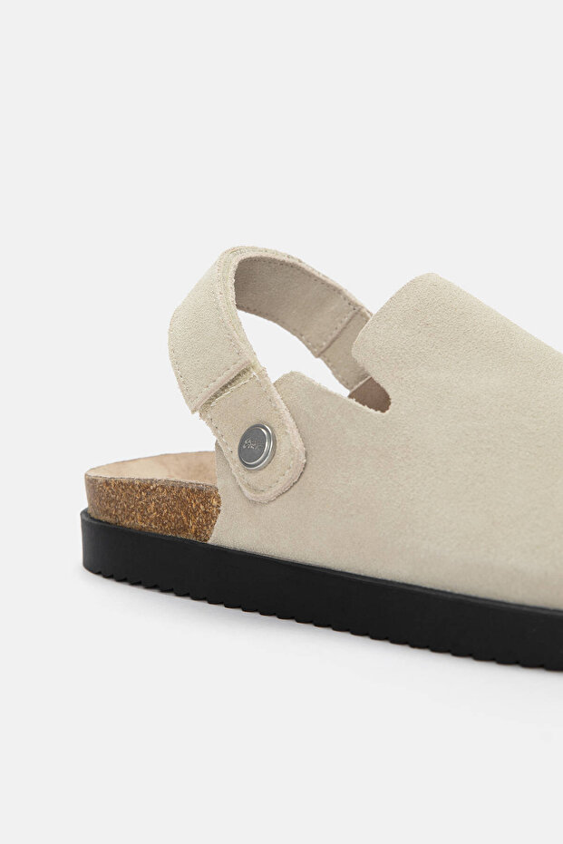 Deri bantlı sabo terlik - 3