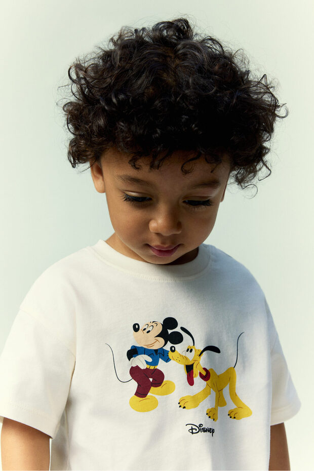 Baskı Motifli ve Pamuklu Tişört - 2