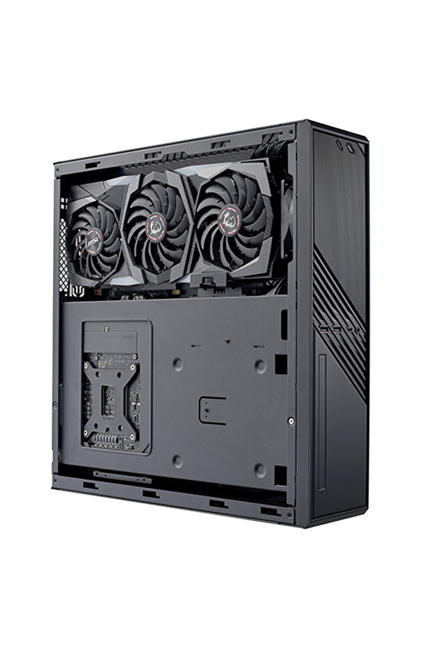 MILO 12 Siyah Mini-ITX Performans Kasa (SST-ML12B) - 7