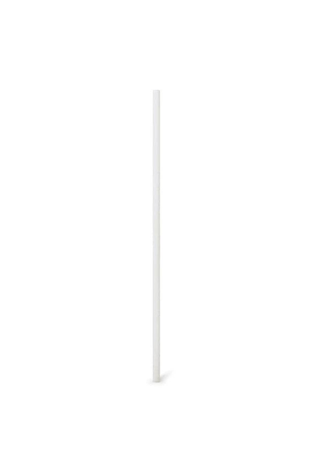 Silicon Straw, Reusable, White, Dalimag - 2