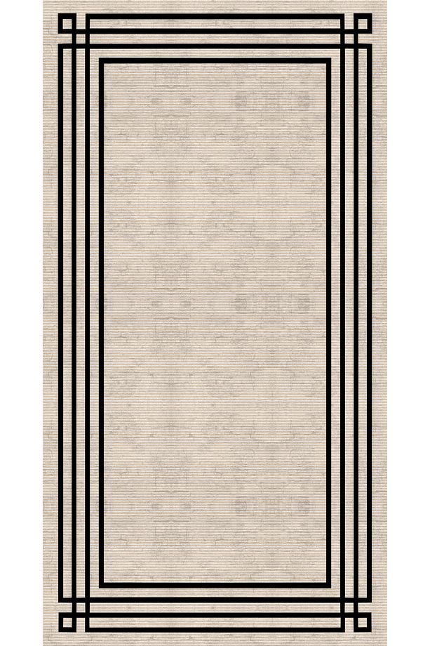 Geometrik İskandinav Eskitmeli Dijital Baskı Yıkanabilir Kaymaz Taban 9036 - 2