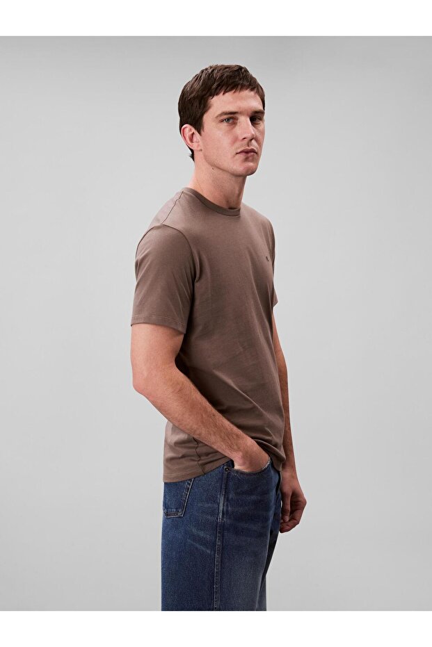 SS SMOOTH CTTN SOLID CREWNK TEE - 4