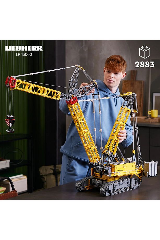 ® Technic Liebherr Paletli Vinç LR 13000 42146 - 18+ Oyuncak Model Yapım Seti (2883 Parça) - 6