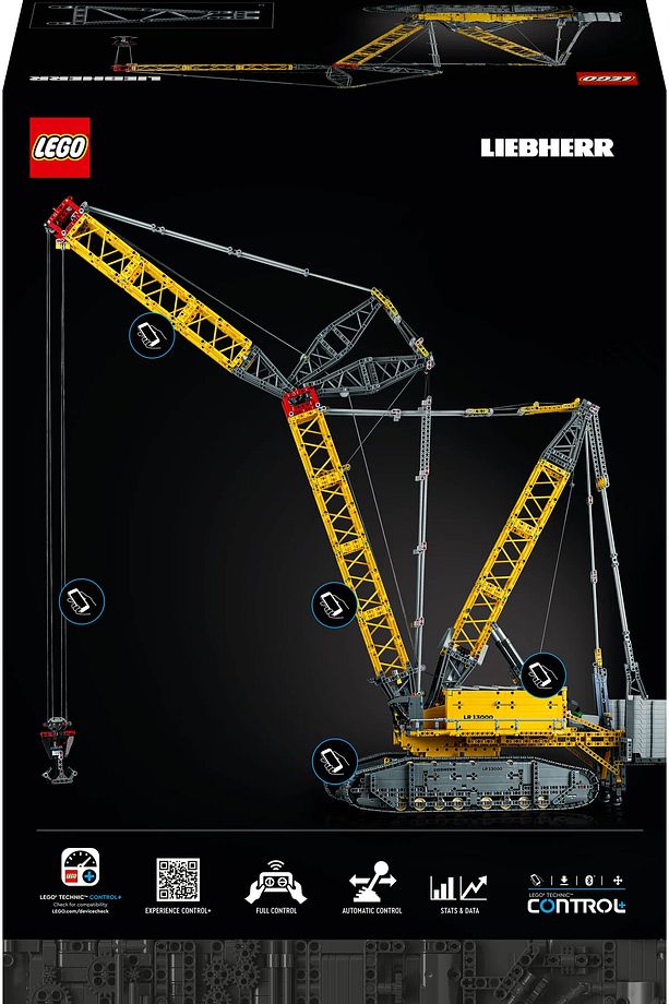 ® Technic Liebherr Paletli Vinç LR 13000 42146 - 18+ Oyuncak Model Yapım Seti (2883 Parça) - 5