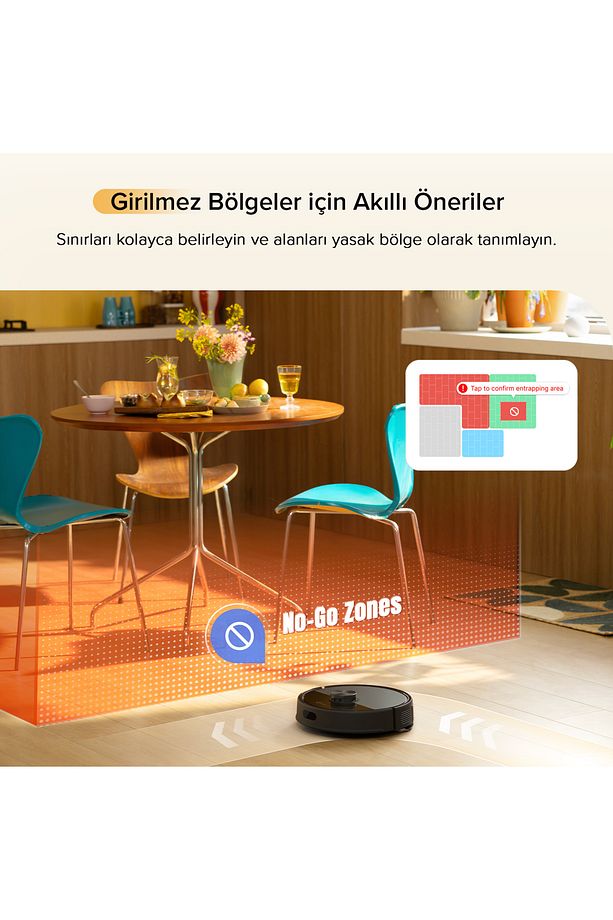Q8 Akıllı Robot Süpürge Siyah 10.000 Pa HyperForce Emiş Gücü - 9