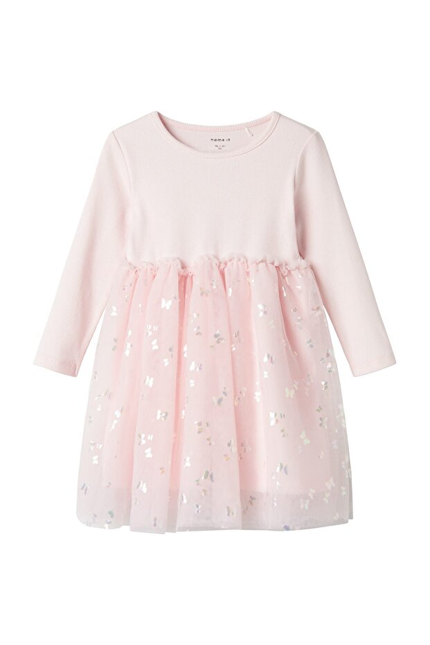 فستان NMFDUBUTTERFLY LS - 5