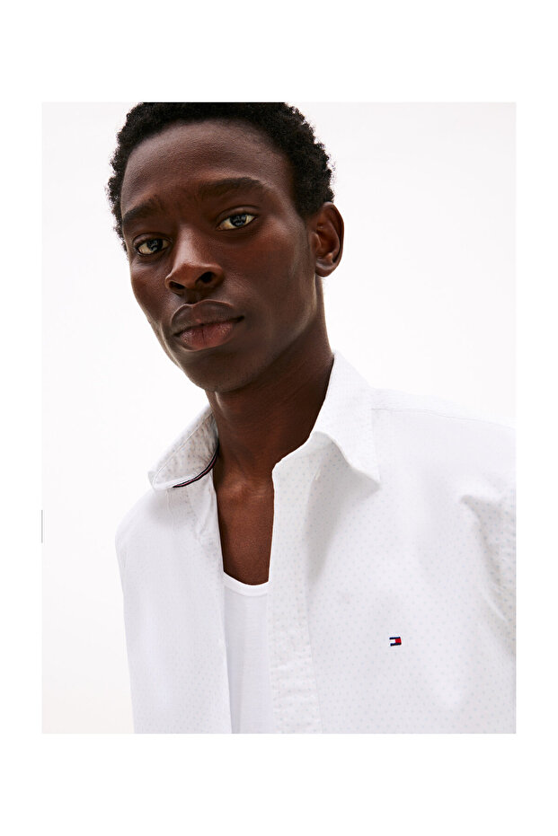 KOSZULA FLEX POPLIN FAKE SOLID RF - 1