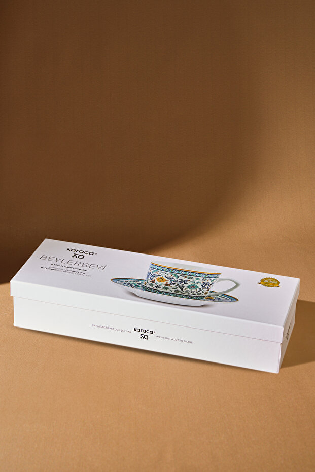 Beylerbeyi 6 személyes kávéscsésze készlet 80 ml - 7