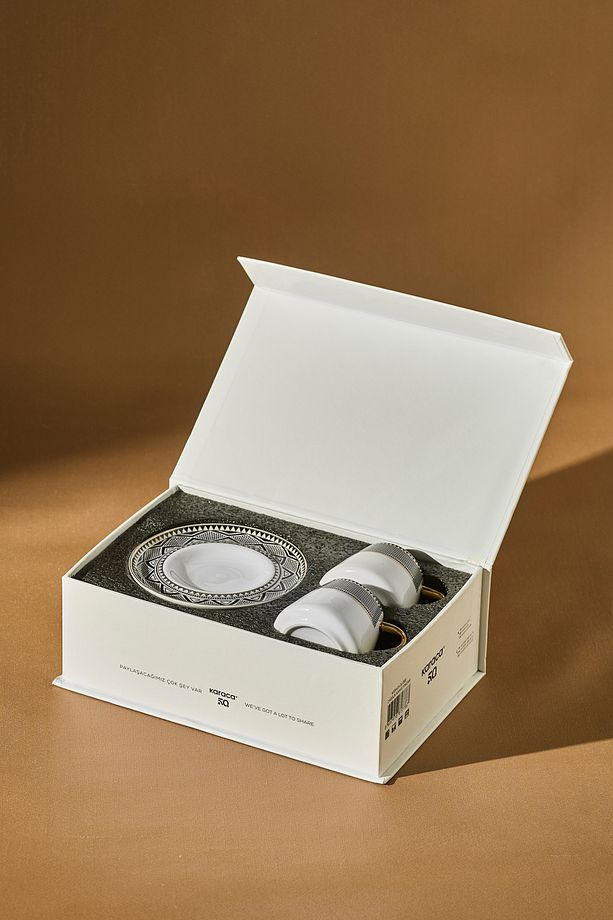 Globe 2 Kişilik Kahve Fincanı Takımı 80 ml - 6
