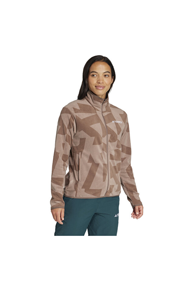 Terrex Multi Printed Full-Zip Fleece Fermuarlı Üst - 5