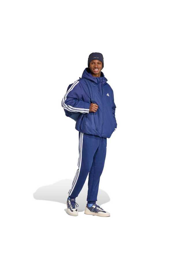 Essentials CLIMAWARM 3-Stripes Yalıtımlı Kapüşonlu Mont - 4