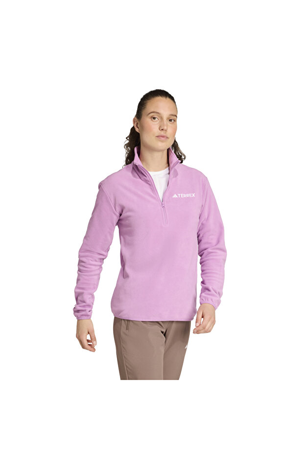 Multi Essentials 1/2 Zip Fleece Fermuarlı Üst - 4