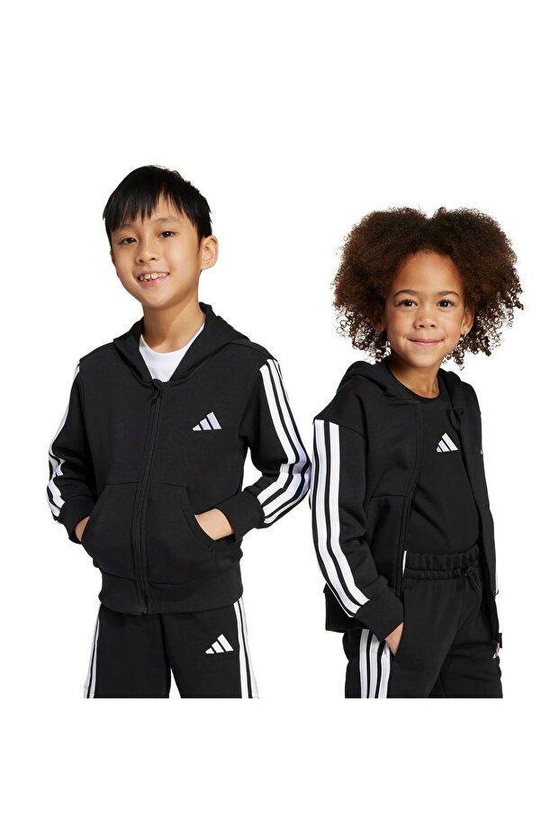 Essentials Full-Zip Çocuk Kapüşonlu Üst - 8