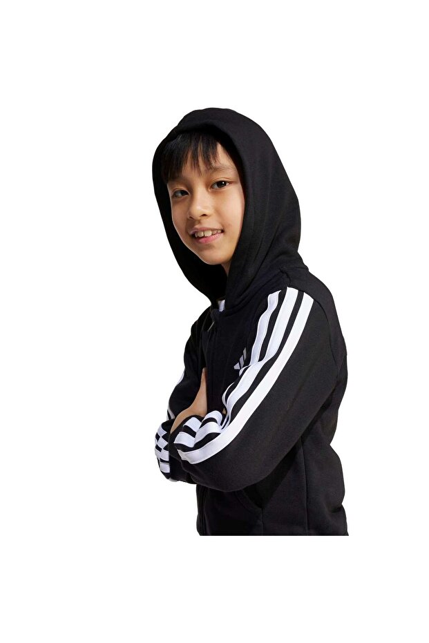 Essentials Full-Zip Çocuk Kapüşonlu Üst - 6