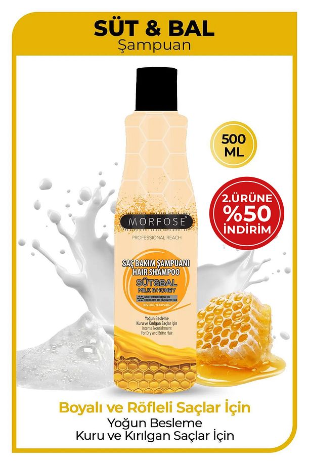 Süt & Bal Şampuan 500 ml - Yoğun Besleme - 1