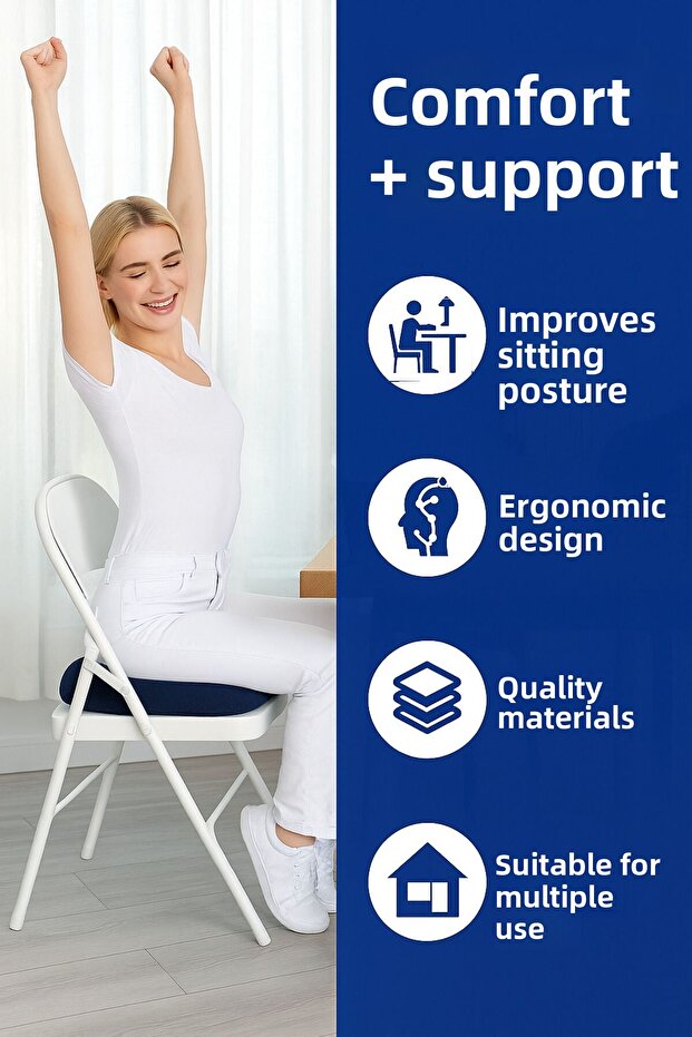 وسادة حلقة الجلوس فيسكو لتشققات الناسور ومشاكل منطقة الجلوس - 5