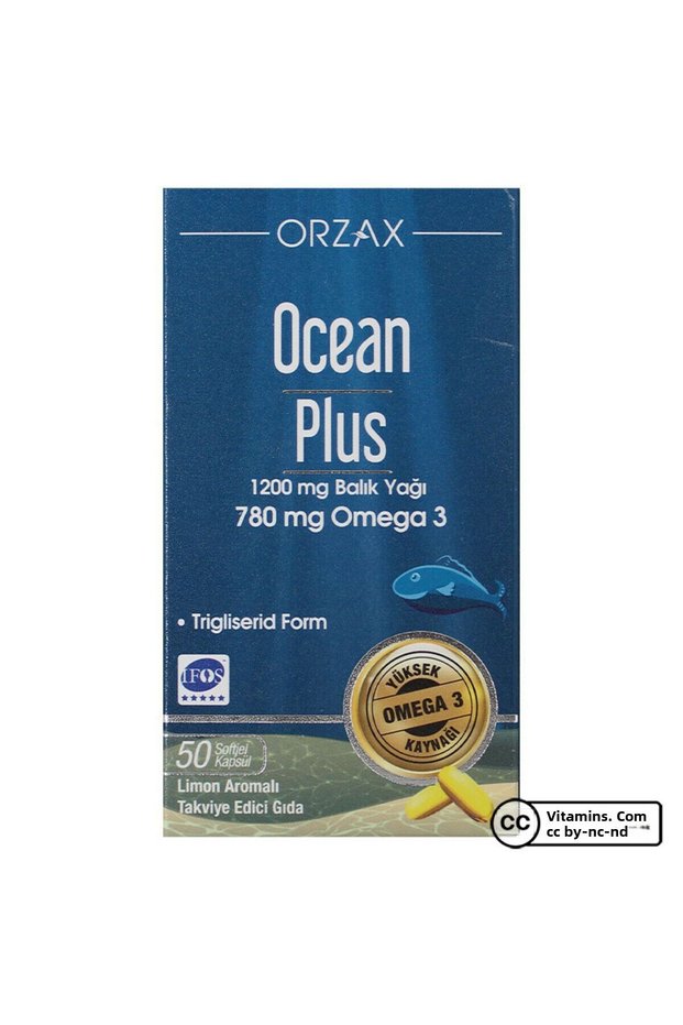 Ocean Plus 1200 Mg Fish Oil 50 Capsules