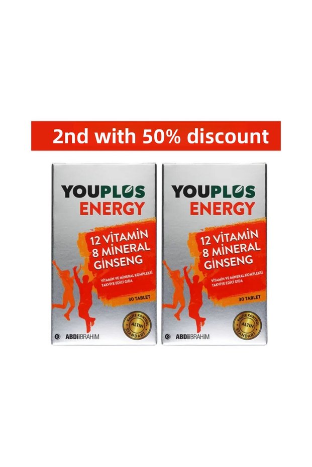 Youplus Energy 30 Tablets - 50% of the Second