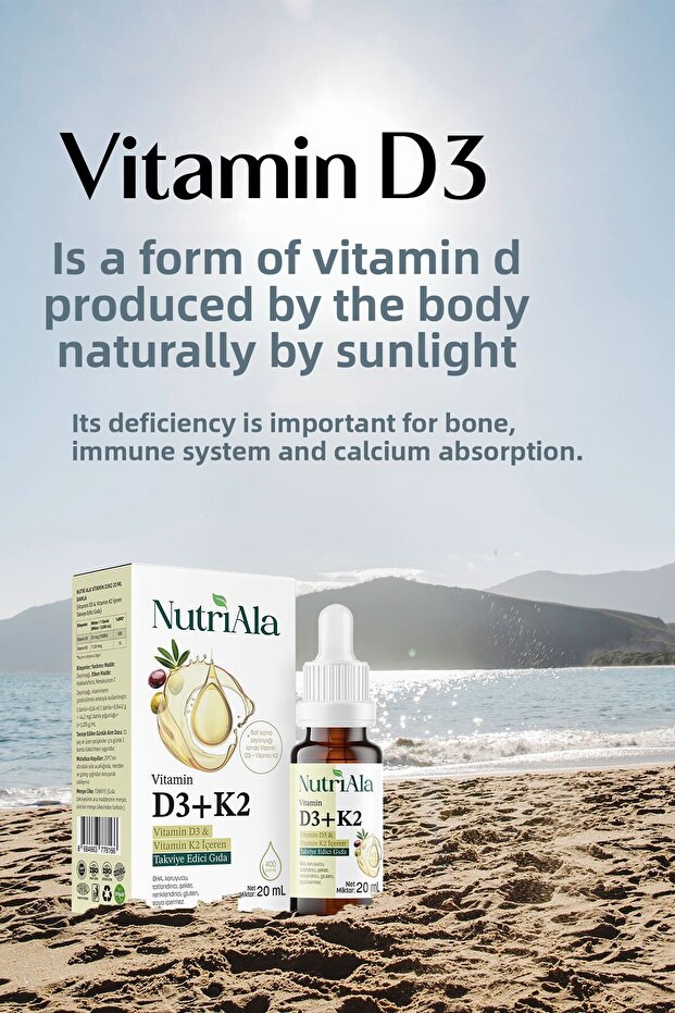 فيتامين د3 ك2 20 مل - 4