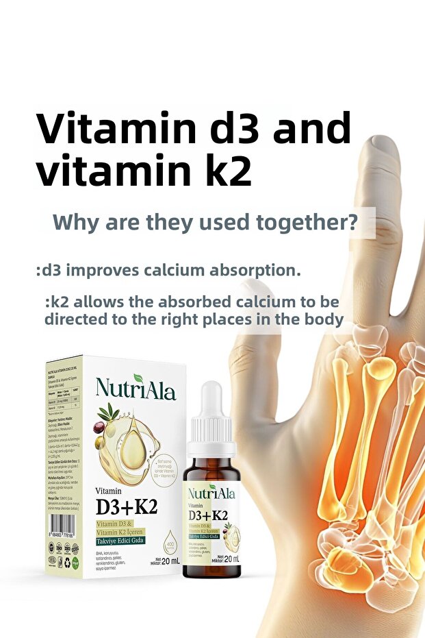فيتامين د3 ك2 20 مل - 2