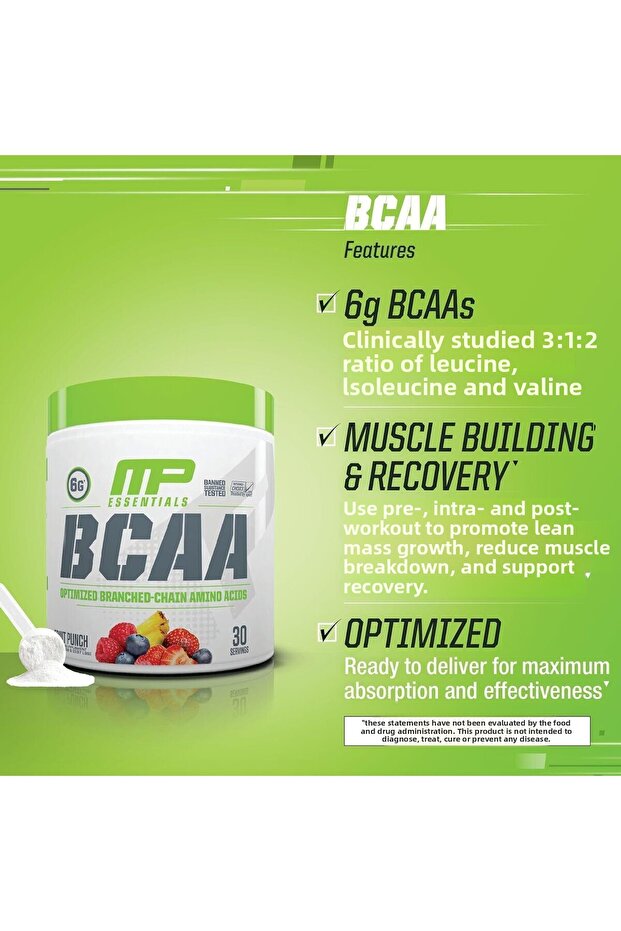 Musclepharm Mp Essentials Bcaa 30 Service - 2
