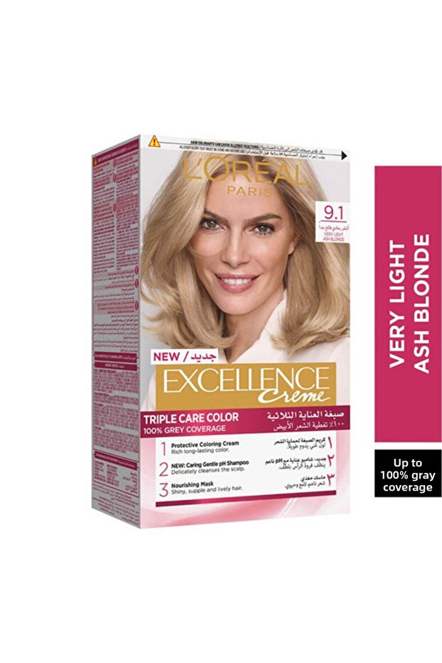 Excellence, 9.1 Very Light Ash Blonde