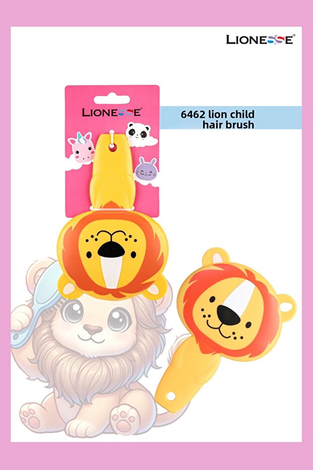 Children's Hair Brush- Lion 6462