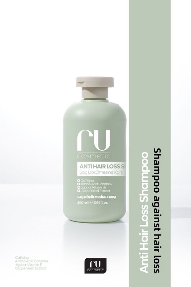 Hair Loss Shampoo Caffeine, Amino Acid Complex, Grape Extract. Extract, Jojoba Vitamin-E 300 ml