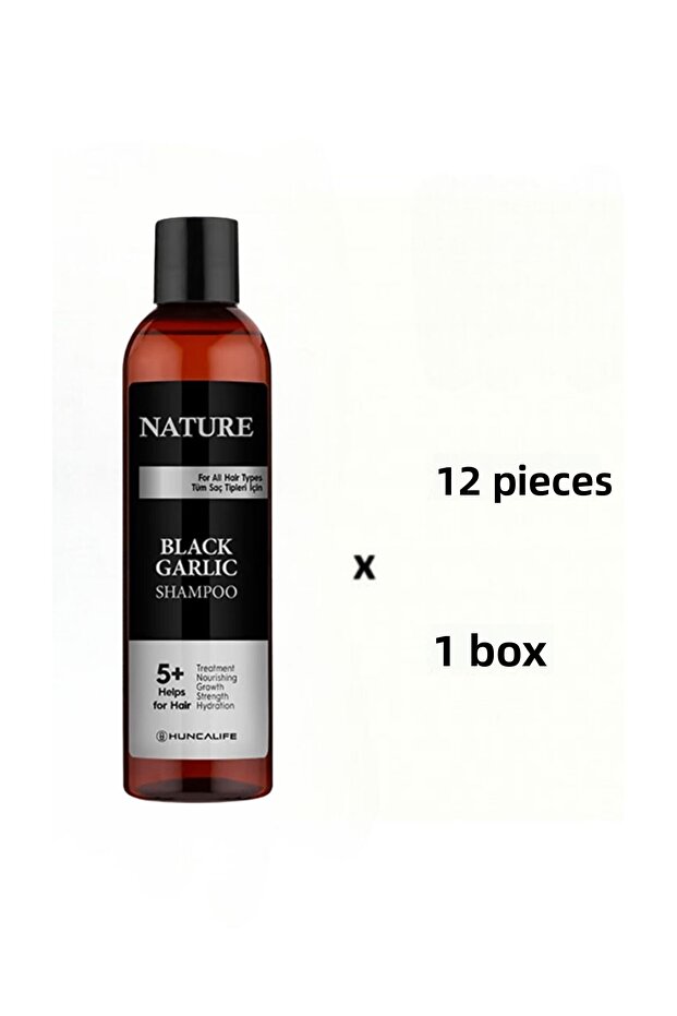 Nature Black Garlic Shampoo - 350ml x 12 Units
