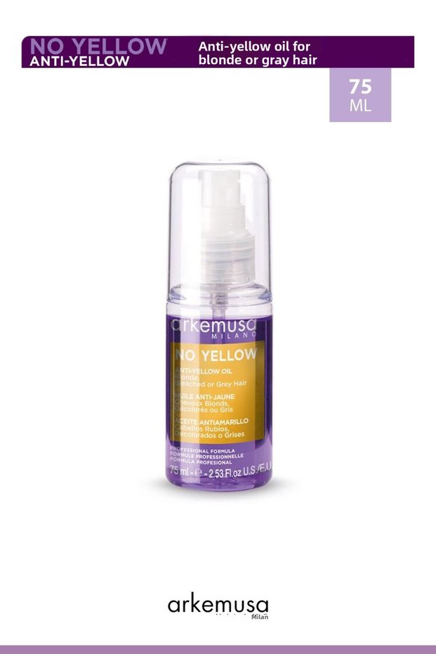 Anti-Yellow Oil - Anti-Yellow Hair Oil for Yellow and Gray Hair 75 ml