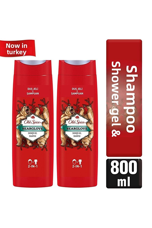 400 مل شامبو بيرجلوڤ 3 في 1 × 2 قطعة - 1