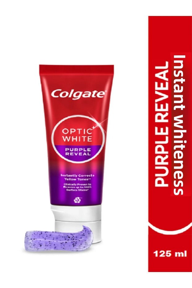 Optic White Purple Reveal 125 ml Toothpaste Whitening Oral Care Oral Hygiene Dental Cleaning