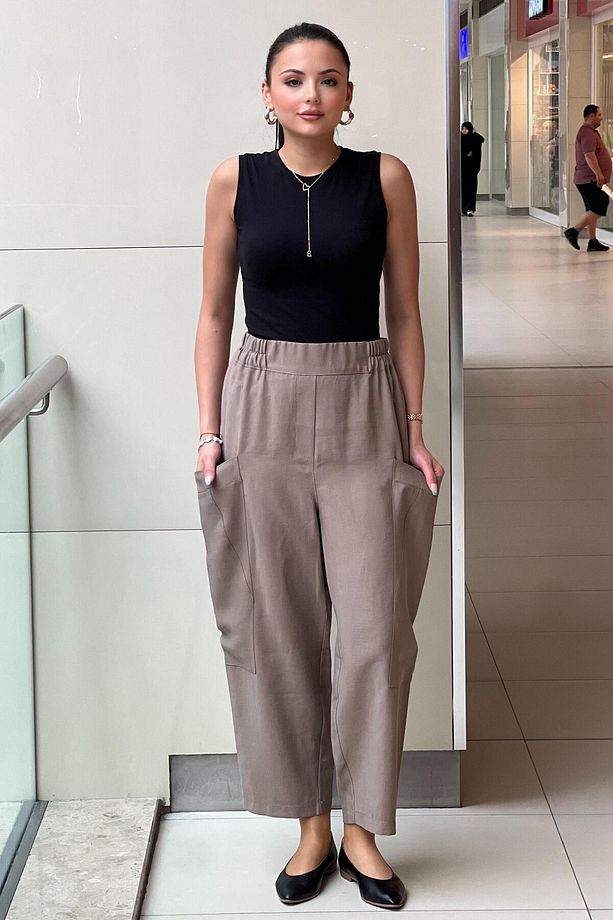 Sentez Kanguru Kanvas Pantalon - 1