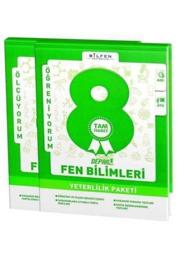 8. Sınıf Fen Bilimleri Depar Yeterlilik Paketi / Kolektif / Bilfen Yayıncılık / 9786057669018 - 1