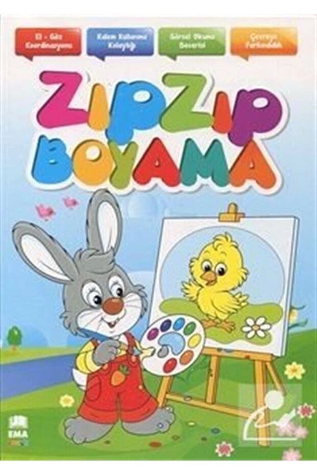 Zıpzıp Boyama Kitabı - 1