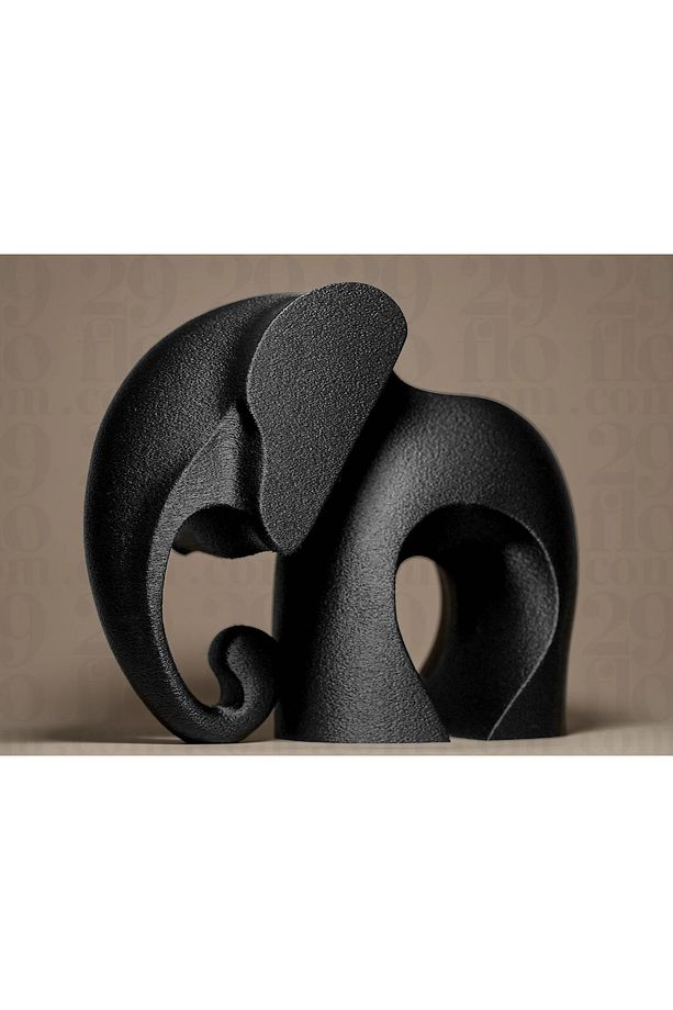 - Noir Fil – Modern Minimal Fil Heykeli - 5