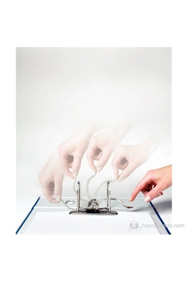 مجلد مكتب بلاستيكي ضيق أصفر - 1015t - 5