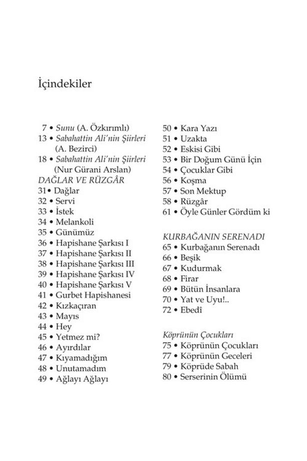 Bütün Şiirleri / Sabahattin Ali - 6