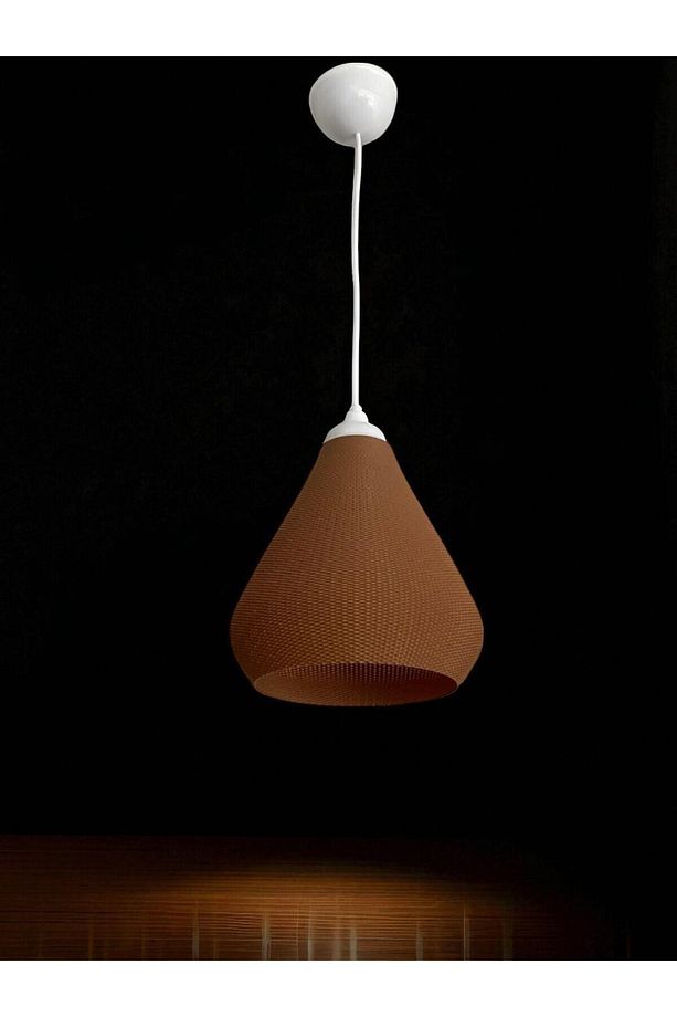 Modern Rustik, Salon, Mutfak ve Antre İçin Tekli Sarkıt Avize - 3