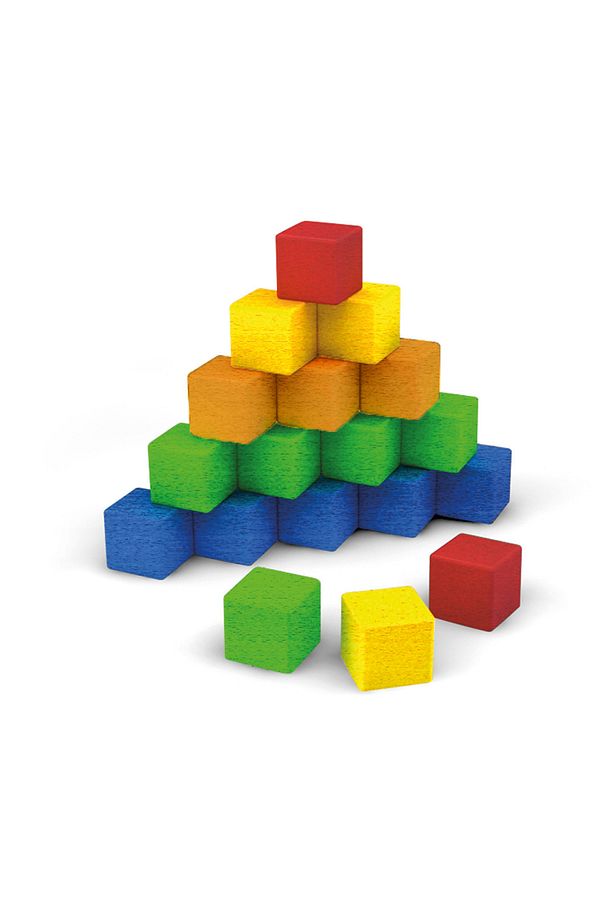 Renkli Ahşap Küpler Çocuk için Oyun Montessori - 7
