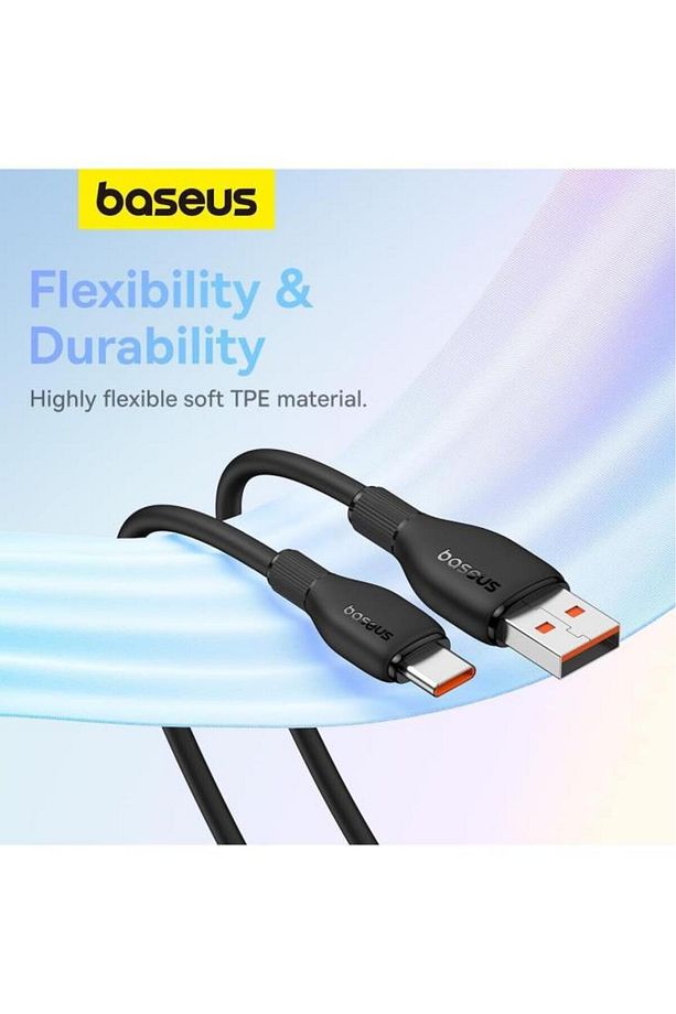 Pudding Serisi Hızlı Şarj ve Data Kablosu USB'den Type-c USB-C'ye 6 Amper 100W, 1,2m - 7