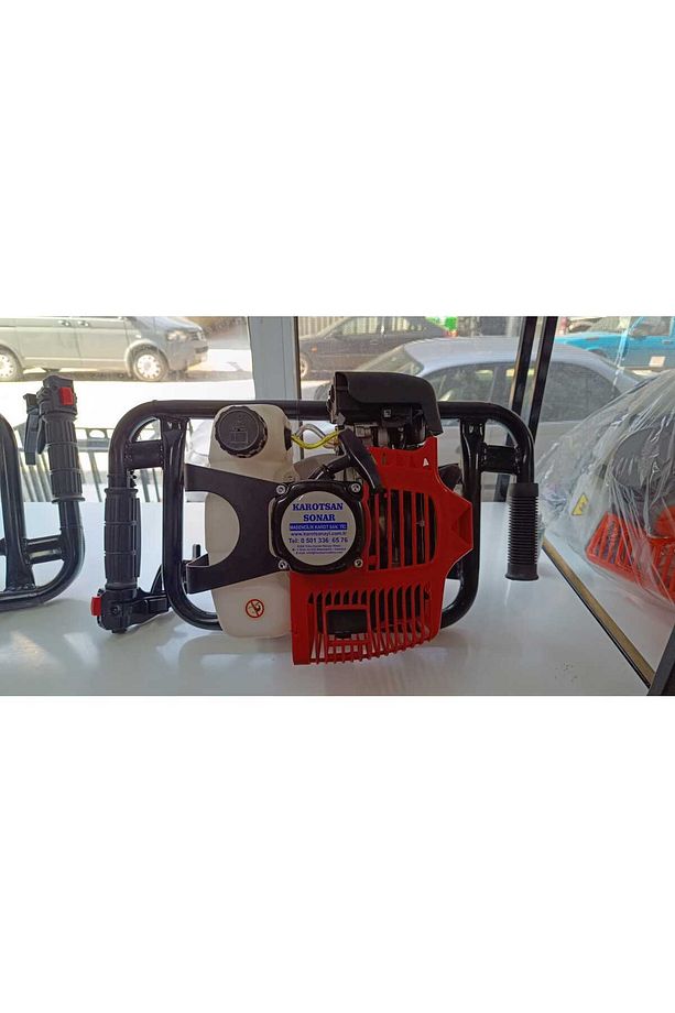 PROFESYONEL BENZİNLİ KAROT VE EL SONDAJ MAKİNASI 3.0 HP 5 METRE SET 10 - 12 METRE DELME KAPASİTELİ - 7