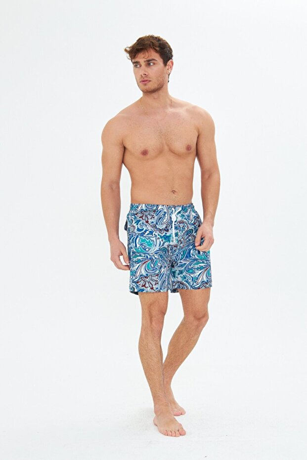 Erkek Şirince Deniz Şortu - 6