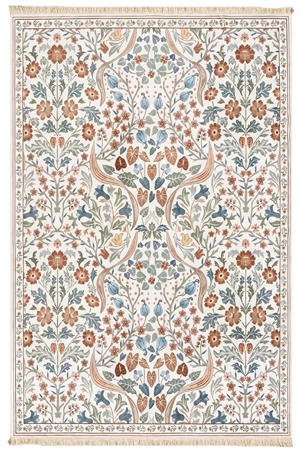 Leaf Baskılı Dokuma Taban Halı 244 YNG - 3