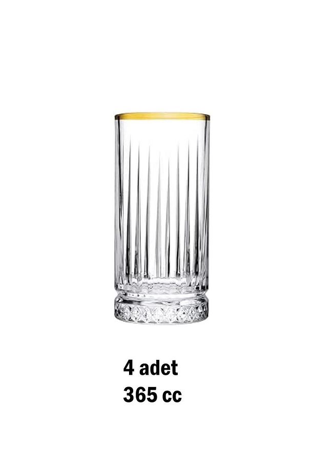 Elysia Gold Golden Touch Meşrubat Bardak 4 Adet 365 Cc 520445 - 4