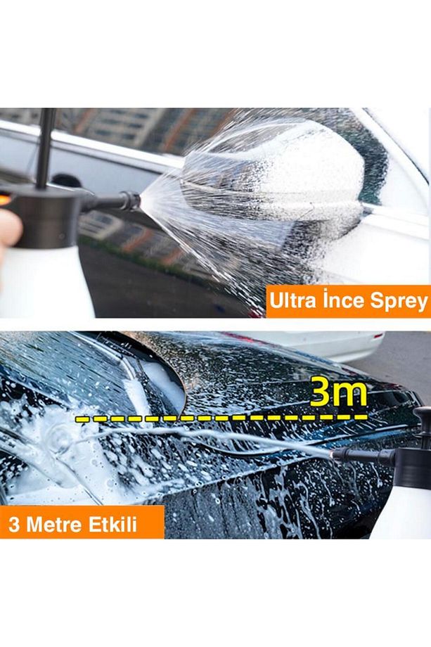 1.5lt Yüksek Basınçlı Araç Yıkama Köpük Makinası Oto Yıkama Pompası Basınçlı Köpük Pompası - 6